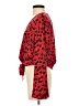Express 100% Polyester Red Long Sleeve Blouse Size S - photo 5