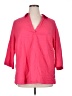 Tahari Pink 3/4 Sleeve Blouse Size 1X - photo 1