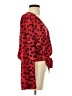 Express 100% Polyester Red Long Sleeve Blouse Size S - photo 4