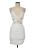 THATSSOFETCH 100% Polyester White Cocktail Dress Size 8 - photo 1