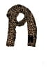 DKNY Animal Print Tan Brown Scarf One size - photo 1