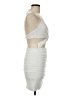 THATSSOFETCH 100% Polyester White Cocktail Dress Size 8 - photo 4