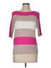 Assorted Brands Color Block Pink Pullover Sweater Size M (estimated) - photo 1