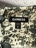 Express 100% Polyester Print Silver Casual Dress Size S - photo 7