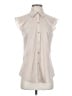 Express 100% Polyester Ivory Sleeveless Blouse Size S - photo 1