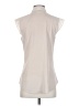 Express 100% Polyester Ivory Sleeveless Blouse Size S - photo 2