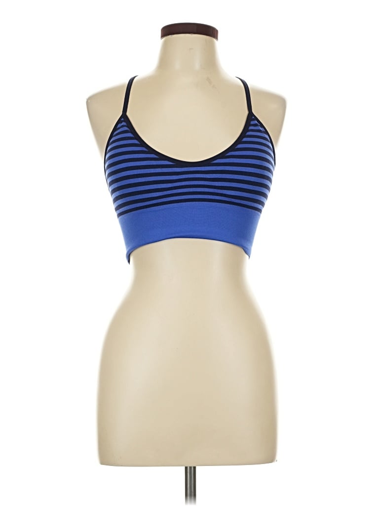 Pre-owned Felina Sports Bra In Blue