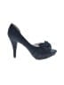 David's Bridal Blue Black Heels Size 7 - photo 1