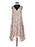 Zara 100% Polyester Floral Ivory Casual Dress Size XS - photo 1