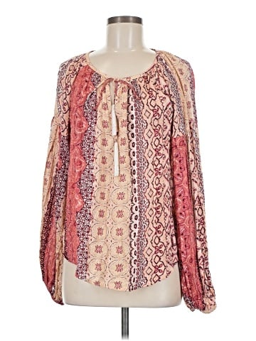 Love Stitch Long Sleeve Blouse (view 1)