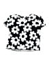 Tahari Black Short Sleeve Blouse Size 10 - 12 - photo 1
