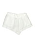 SPANX 100% Linen Solid White Shorts Size XL - photo 1