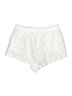 SPANX 100% Linen Solid White Shorts Size XL - photo 2