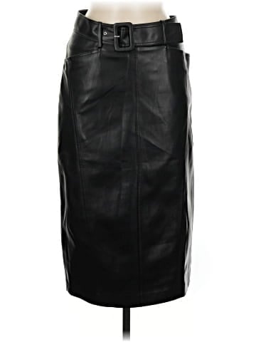 Theory Faux Leather Skirt (view 1)