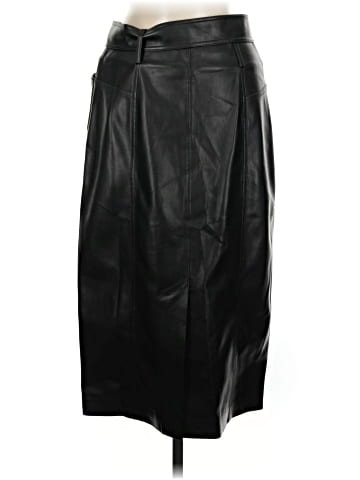 Theory Faux Leather Skirt (view 2)