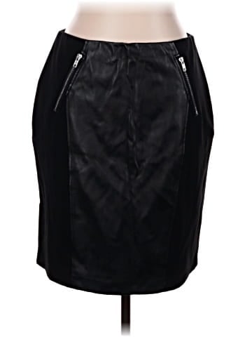 Chelsea & Theodore Faux Leather Skirt (view 1)