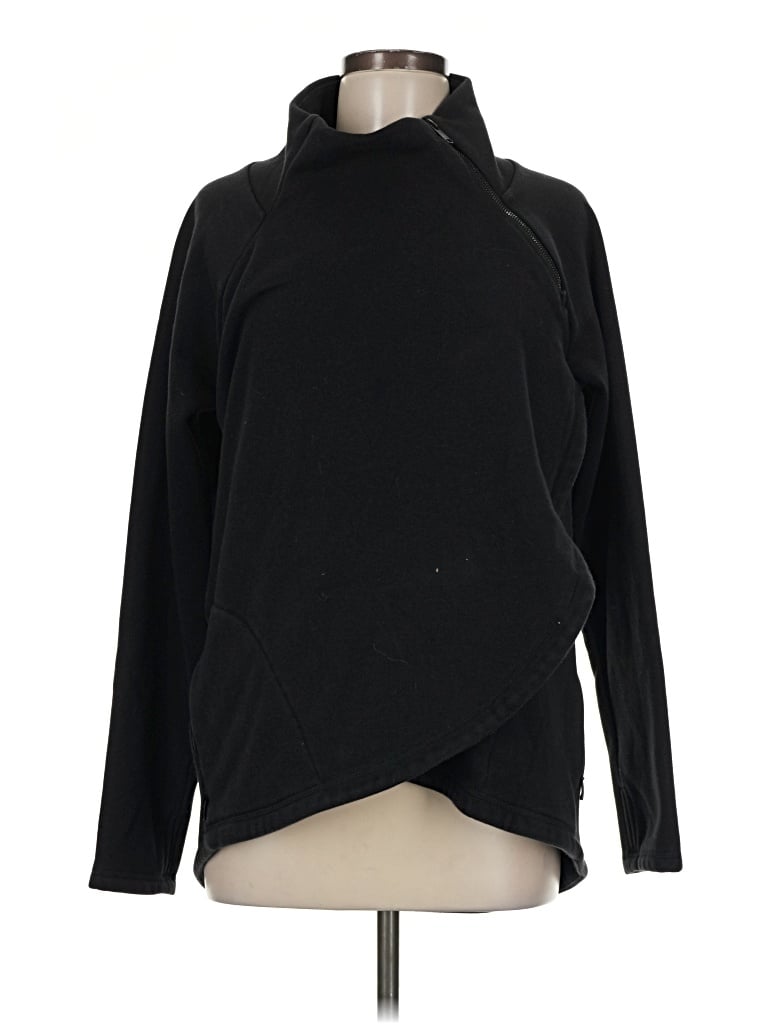 Pre-owned Athleta Turtleneck Sweater In Black