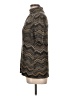 Alyx Chevron-herringbone Brown Short Sleeve Blouse Size L - photo 5