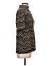 Alyx Chevron-herringbone Brown Short Sleeve Blouse Size L - photo 4