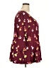 Isabel + Alice Burgundy 3/4 Sleeve Top Size 3X - photo 4