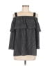 Patrizia Luca 100% Polyester Black 3/4 Sleeve Top Size M - photo 1