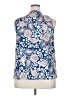 Unbranded 100% Polyester Blue Sleeveless Blouse Size XXL - photo 2