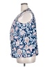 Unbranded 100% Polyester Blue Sleeveless Blouse Size XXL - photo 5