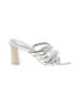 Dolce Vita Metallic Silver Sandals Size 6 1/2 - photo 1