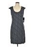 Assorted Brands Polka Dots Blue Casual Dress Size L - photo 1