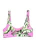 Unbranded Tropical Pink Swimsuit Top Size S - photo 2