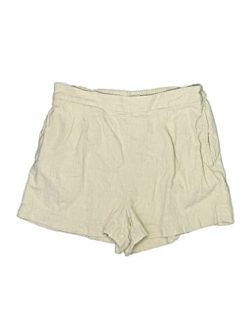Madewell Clean Pull-On Shorts in Linen-Cotton (view 1)