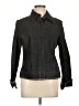 Anne Klein 100% Cotton Black Denim Jacket Size 10 - photo 1
