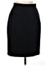 Richard Tyler Stripes Black Wool Skirt Size EU 40 / US 10 - photo 1