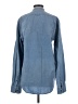 Vince. 100% Cotton Solid Blue Long Sleeve Button-Down Shirt Size S - photo 2