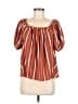 Anthropologie Orange Short Sleeve Blouse Size S - photo 1