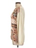 Johnny Was Paisley Tan Silk Pullover Sweater Size L - photo 5