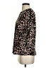 Perseption Concept Animal Print Brown 3/4 Sleeve Blouse Size S - photo 5
