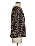 Perseption Concept Animal Print Brown 3/4 Sleeve Blouse Size S - photo 4
