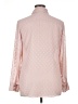 A New Day 100% Polyester Polka Dots Pink Long Sleeve Blouse Size XL - photo 2