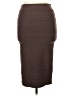 BCBGMAXAZRIA Solid Brown Formal Skirt Size L - photo 2