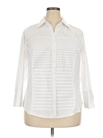 Zac & Rachel 3/4 Sleeve Button-Down Shirt (view 1)