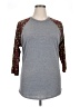 Lularoe Tweed Gray 3/4 Sleeve T-Shirt Size XL - photo 1