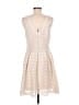 Gianni Bini Stripes Ivory Cocktail Dress Size 8 - photo 2