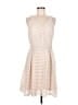 Gianni Bini Stripes Ivory Cocktail Dress Size 8 - photo 1