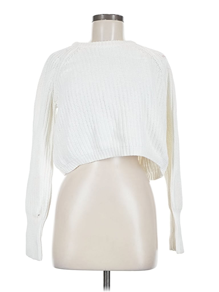 Pre-owned American Apparel Pullover Sweater In Ivory