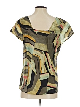 Barneys New York Short Sleeve Silk Top (view 2)