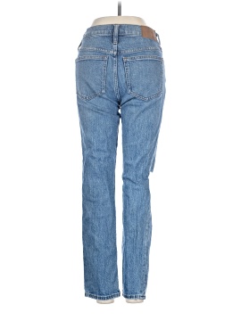 Madewell The Mid-Rise Perfect Vintage Jean in Ainsdale Wash: Knee-Rip Edition (view 2)