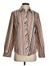 Orvis Stripes Ivory Long Sleeve Blouse Size S - photo 1