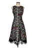 Donna Ricco Floral Black Cocktail Dress Size 4 - photo 1