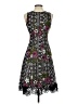 Donna Ricco Floral Black Cocktail Dress Size 4 - photo 2